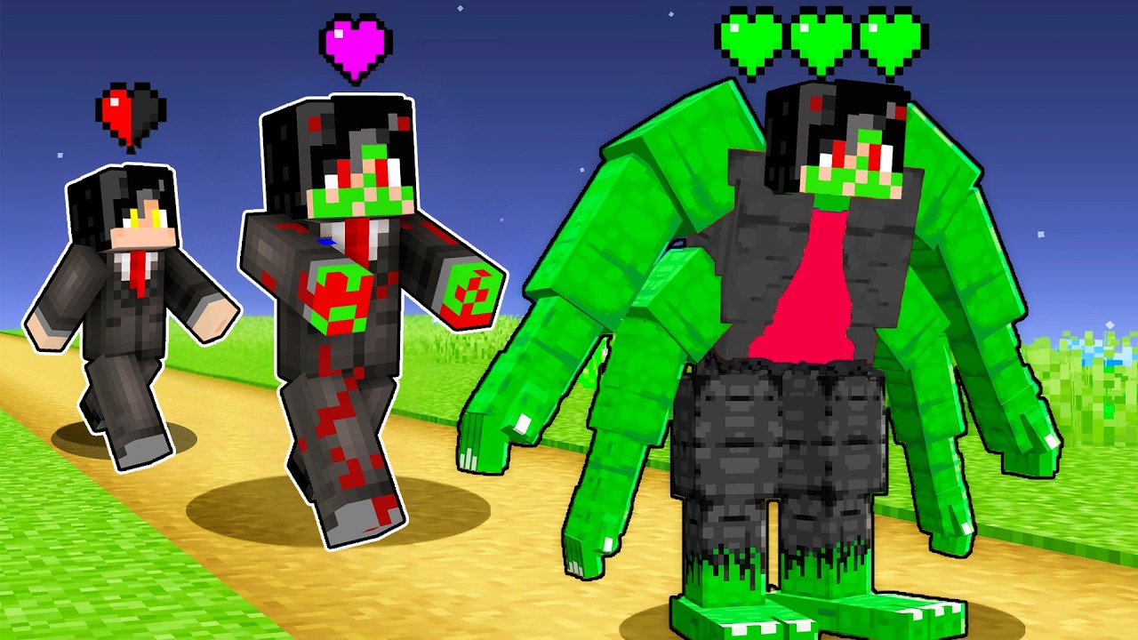 Life of a ZOMBIE KING vs ZOMBIE KING in MINECRAFT