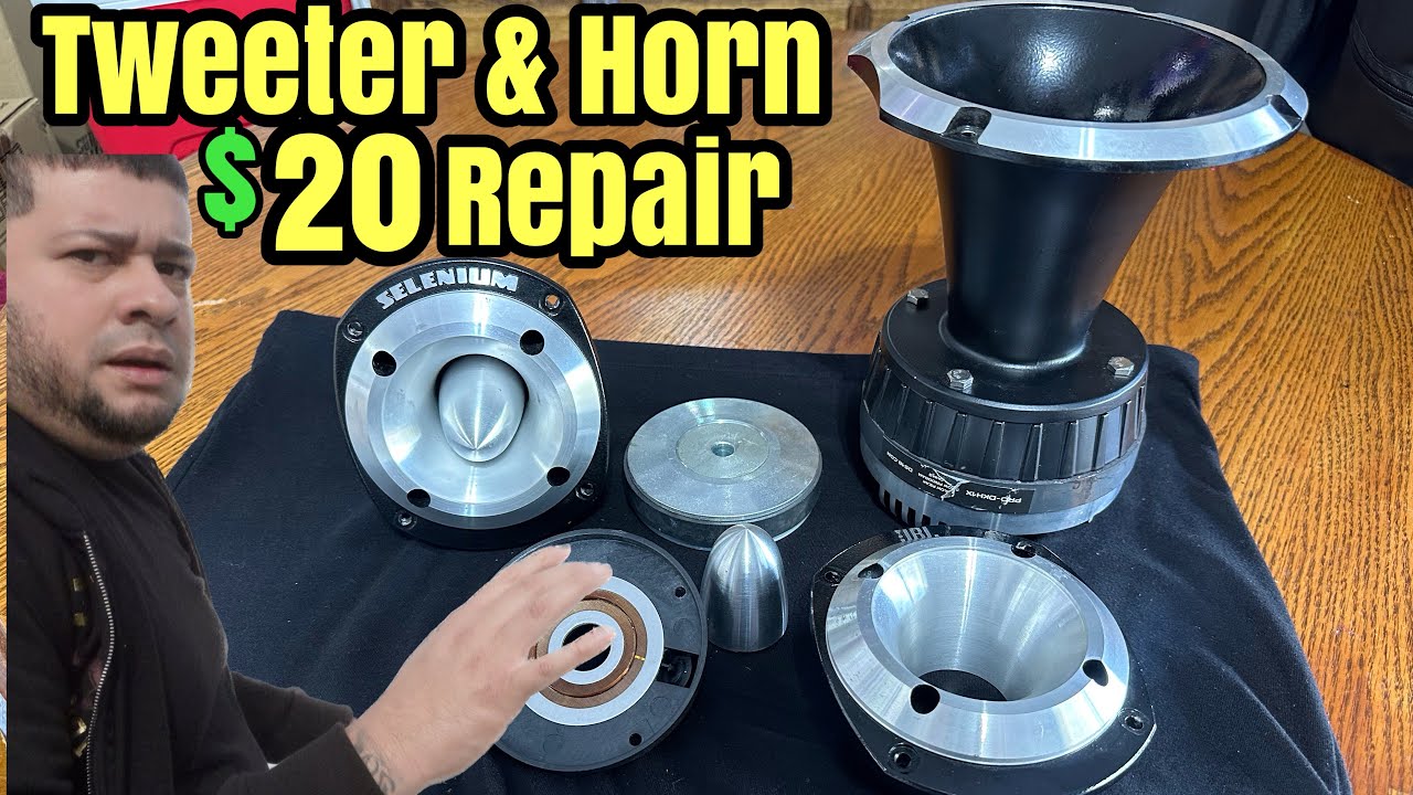 Fix Tweeters & Horns Like This! You WONT REGRET IT!