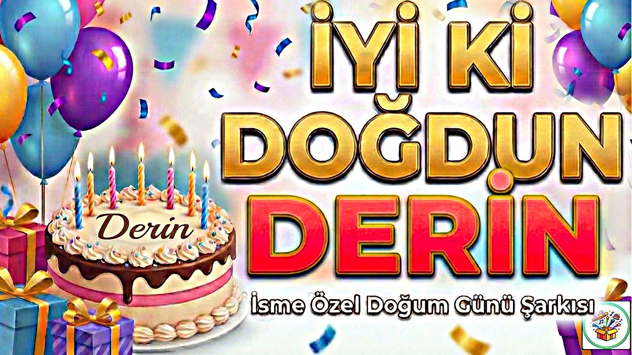 С Днем Рождения DERİN 🎂 Песня на день рождения с именем | Happy Birthday