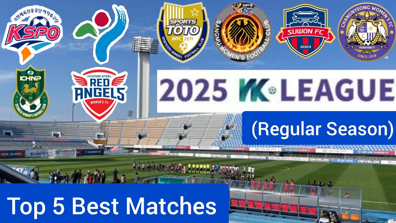 2025 WK-League Highlights : Top 5 Best Matches :