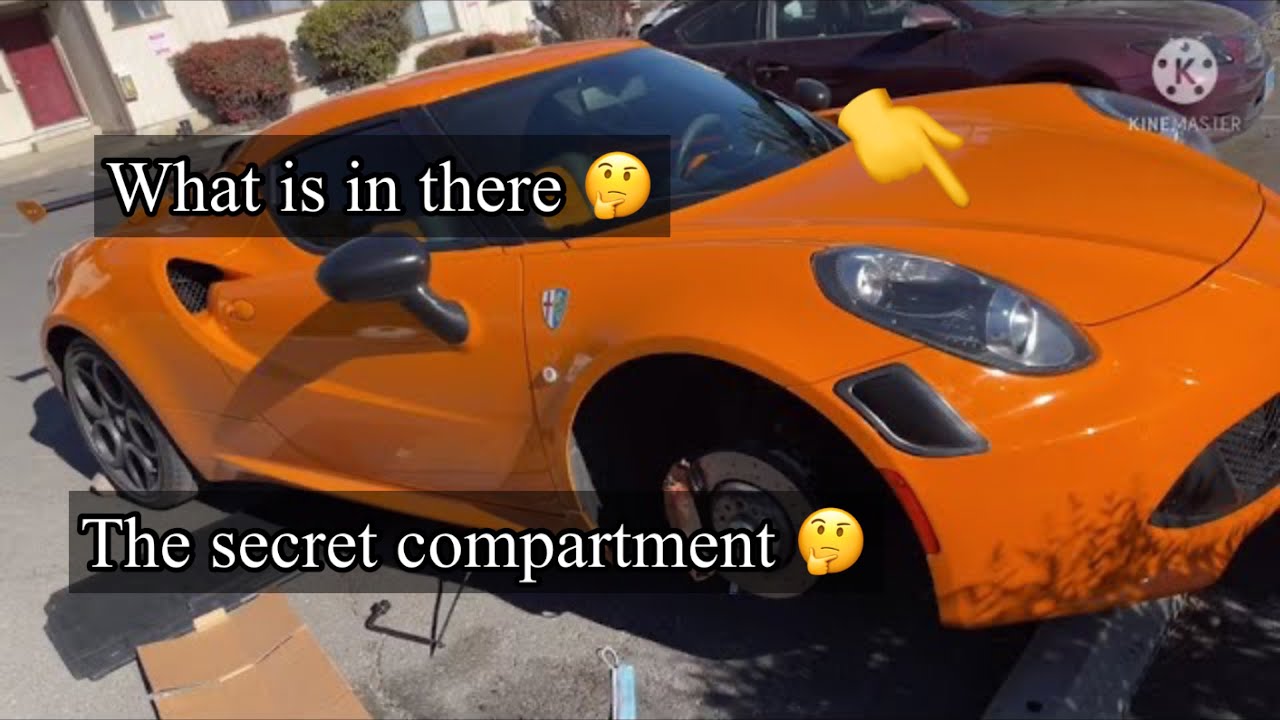 Alfa Romeo 4c Frunk what is inside? Storage space?