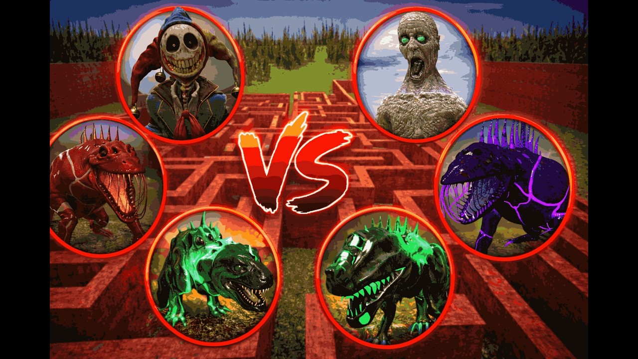 SCP-096 vs prototype 5 vs granny vs SCP-939  In Garry's Mod. #scp096 #garrysmod #nextbots.
