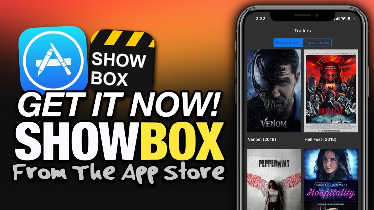 Get It NOW! SHOWBOX FREE MOVIES Available In The APP STORE - iOS 12