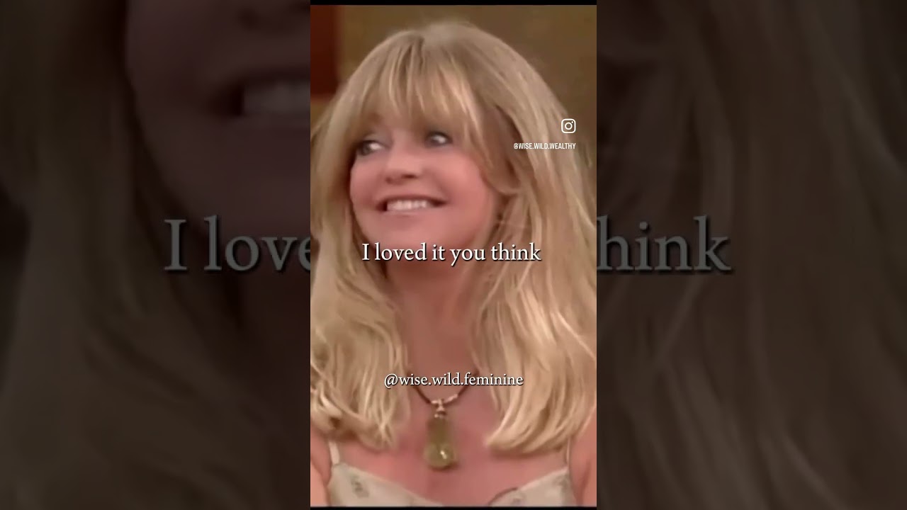 Goldie Hawn on Money, Freedom & Modern Womanhood