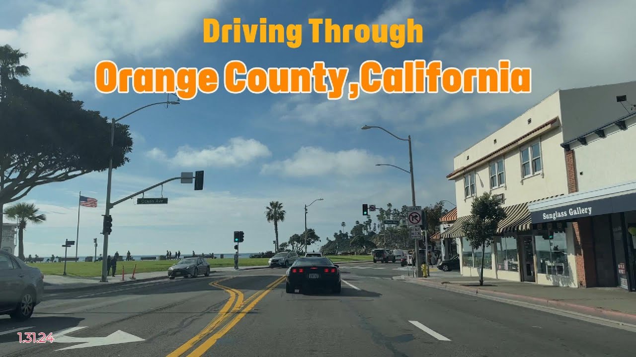 Driving Trough South Orange County, California | 4k | 1.31.24 | Laguna Beach