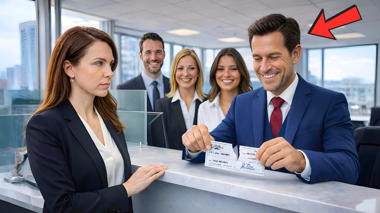 O GERENTE RASGOU O CHEQUE DELA NA FRENTE DE TODOS — SEM SABER QUEM ERA AQUELA MULHER
