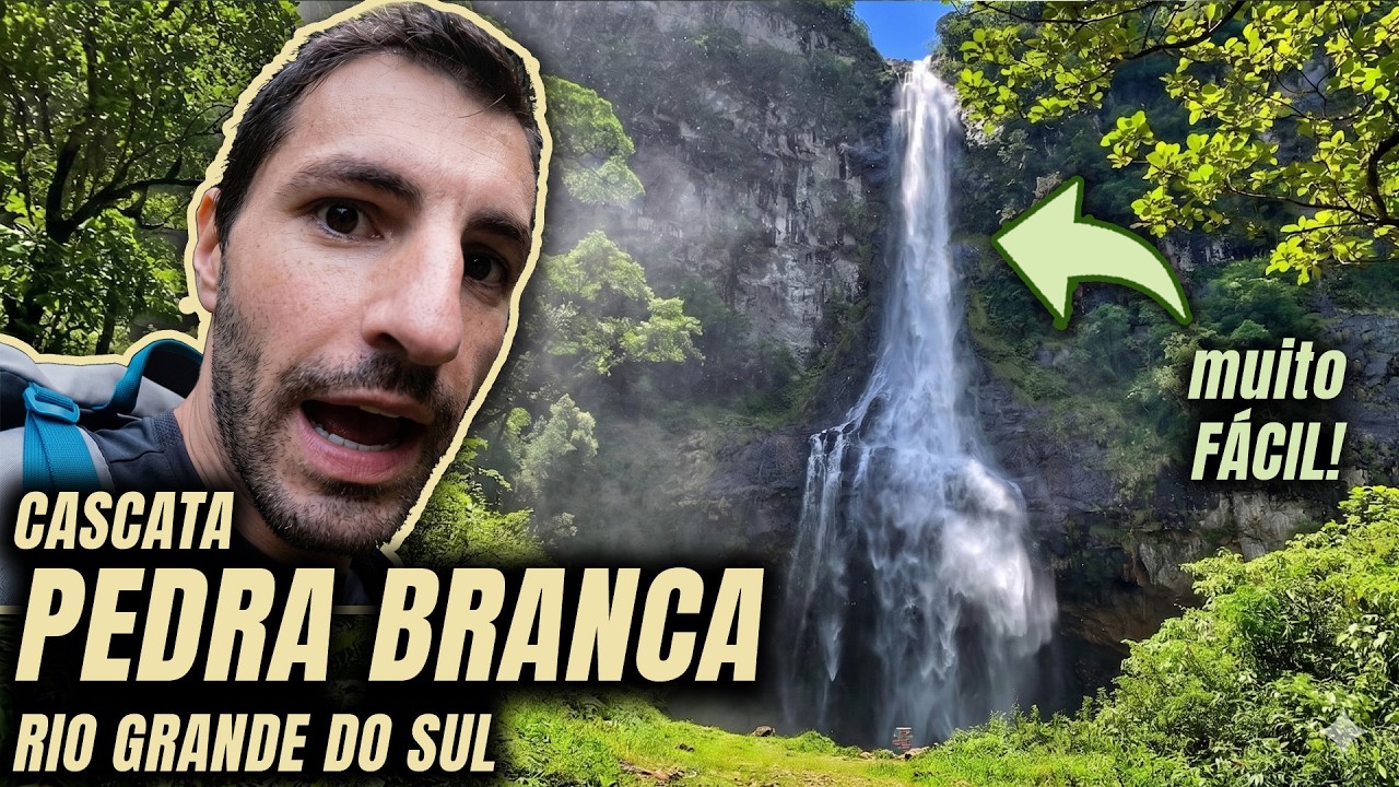 Mais de 100 METROS de altura: como é a trilha da Cascata Pedra Branca? (Três Forquilhas/RS)