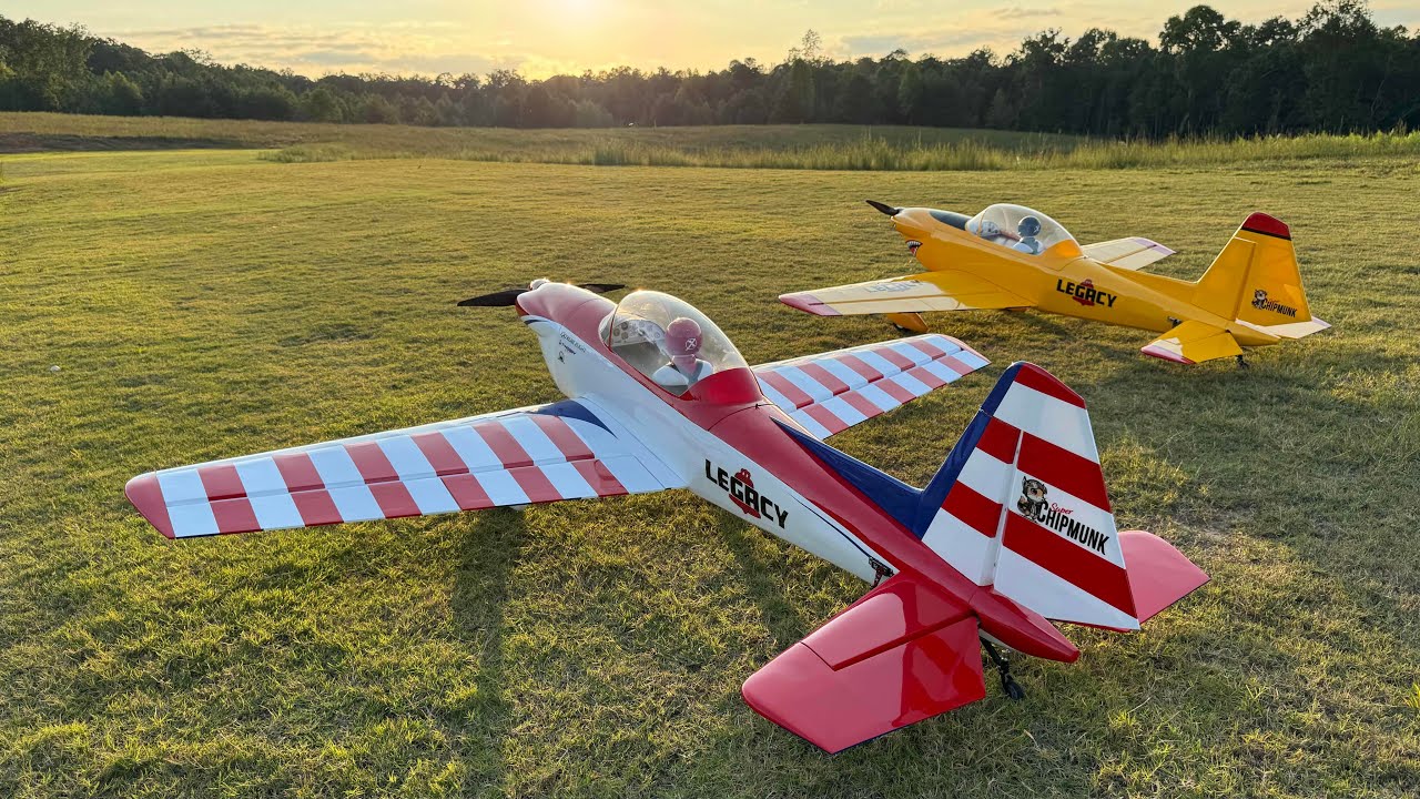 Sunset session with the EF 80” Super Chipmunk… 😎