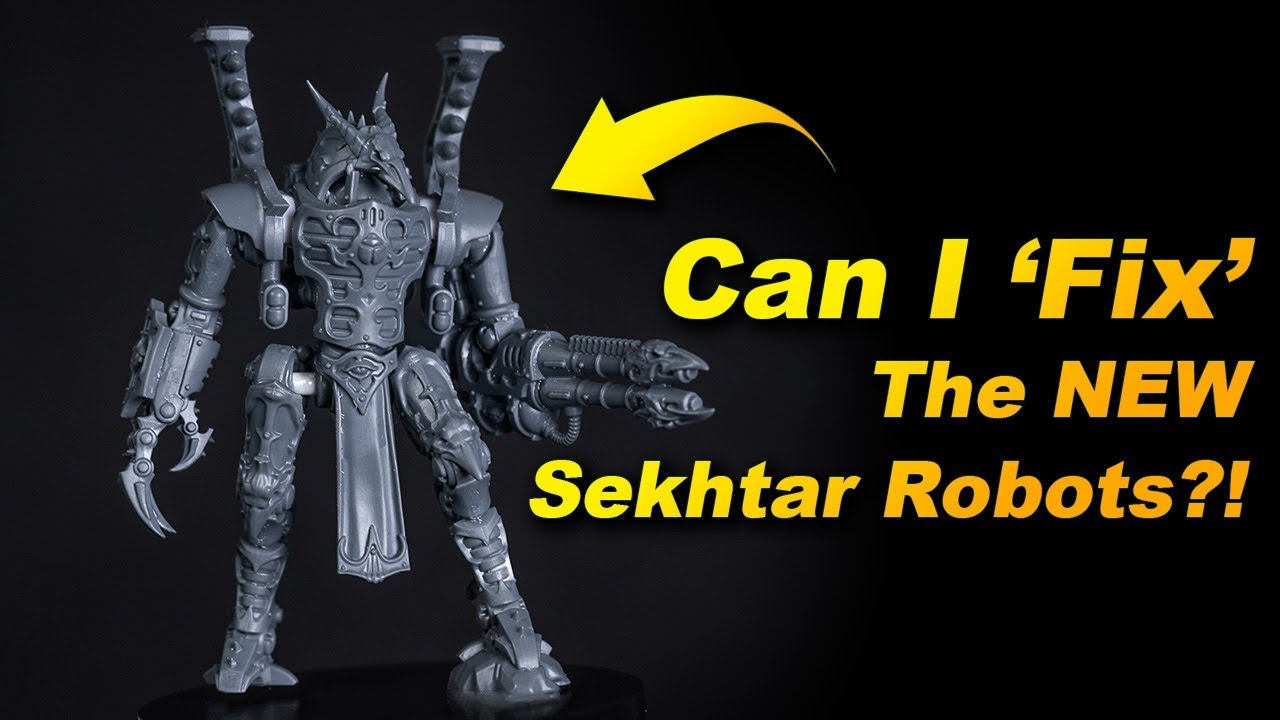 Can I Improve and Fix the new Thousand Sons Sekhtar Robots?!