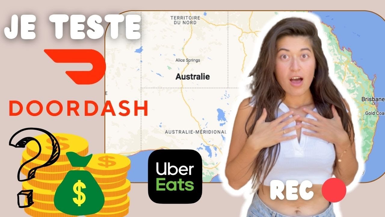 JE TESTE LIVREUR DOORDASH 🚗(l'Uber Eats d'Australie) l Kathy Candy