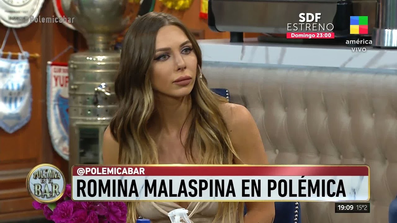 Romina Malaspina, la invitada de este viernes en Polémica en el bar