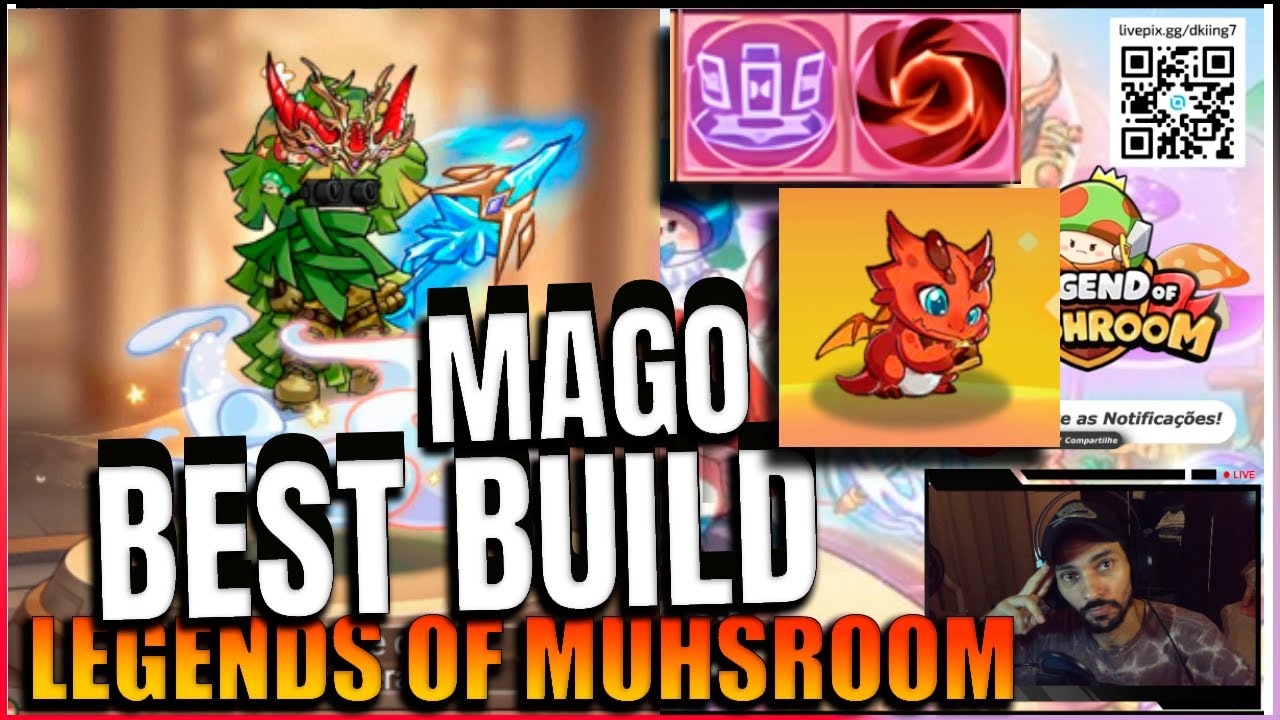 FULL BUILD MAGO | Legends of Mushroom | MUITO FORTE SEM DUVIDAS