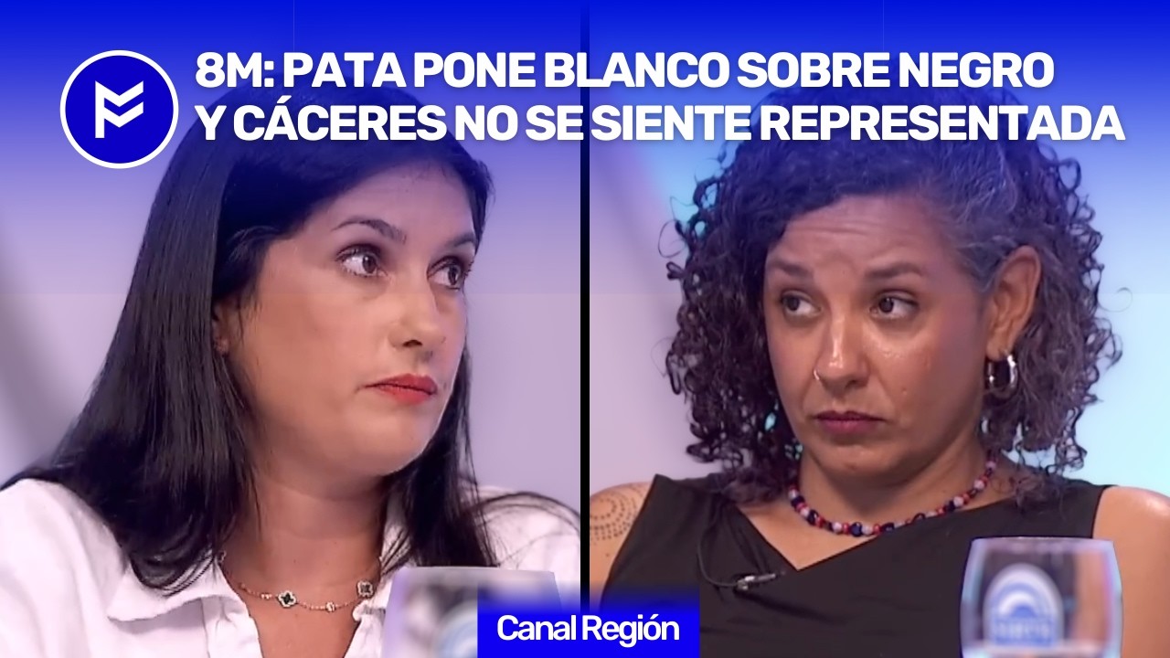 🟣8M ♀️✊PATA PONE LOS PUNTOS Y CÁCERES NO SE SIENTE REPRESENTADA