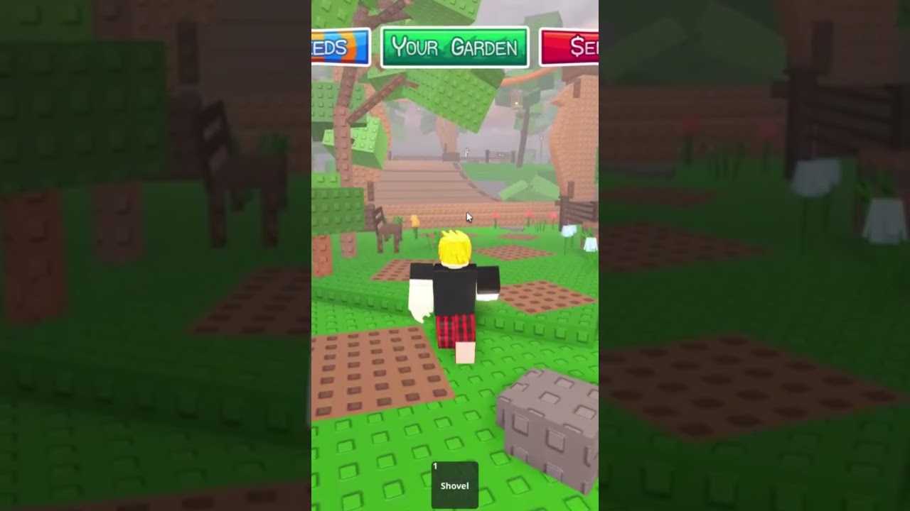 Exploring the #new #roblox game #gardenhorizons! #shorts