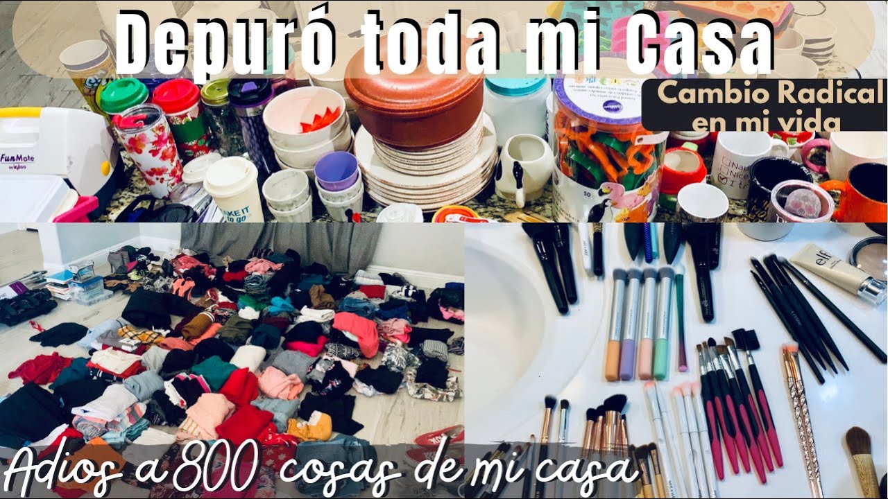 Depuración de 800 artículo de mi casa!! 📦 🗑 Minimalismo para una vida más Simple