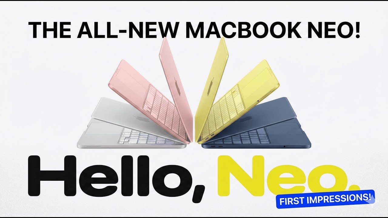 MacBook Neo First Look! Apple&rsquo;s NEW Budget MacBook &ndash; Worth It?