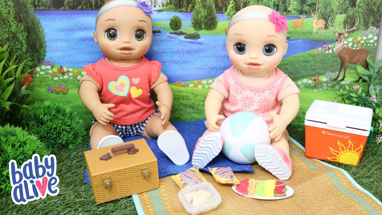 NINA E HANNA VÃO PASSAR A TARDE NO PICNIC