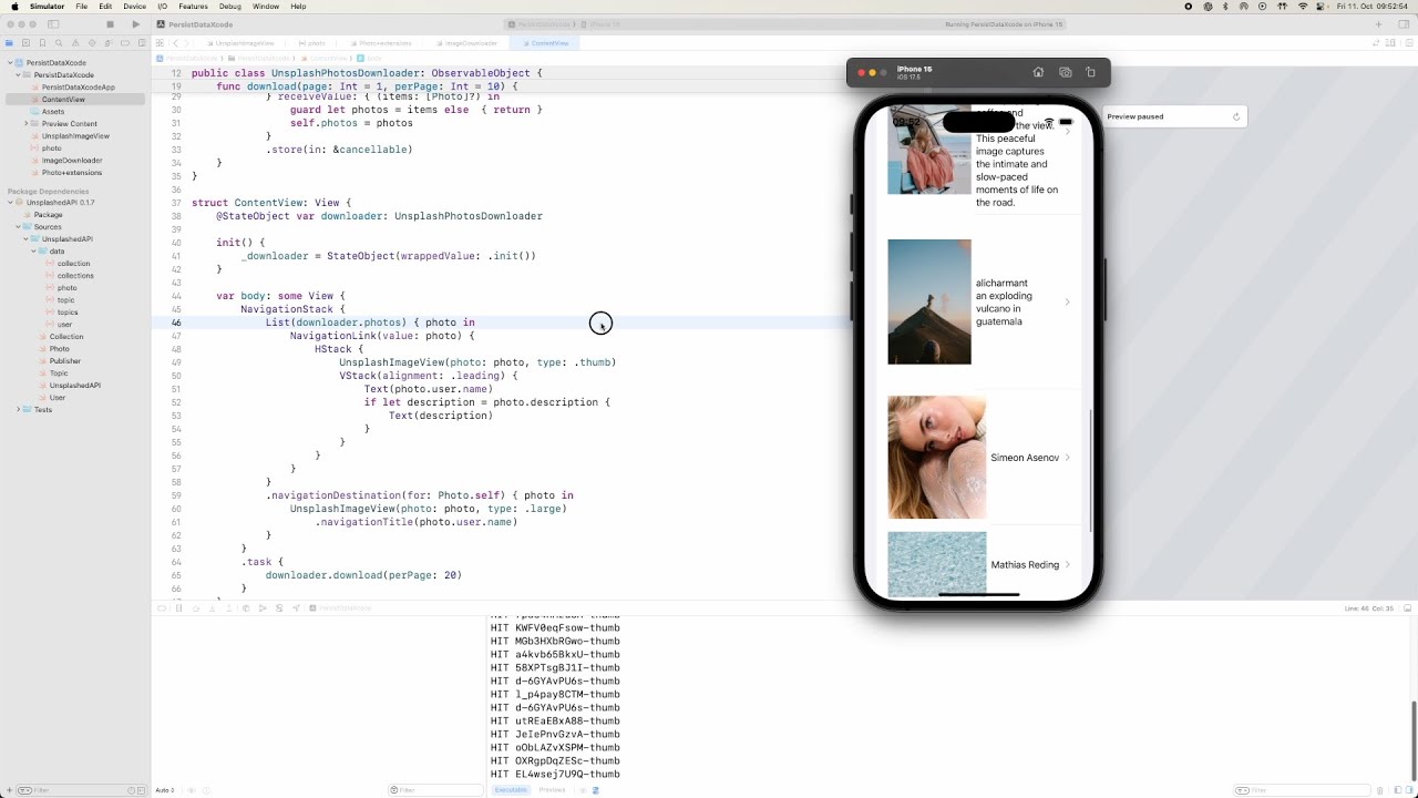 #158 Swift Programming - Persist data and images to FileManager in Xcode