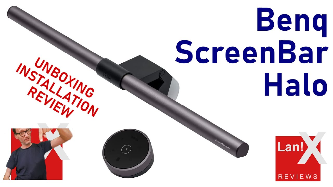 Benq ScreenBar Halo (Unbox/Install/Review) Monitor Light Bar