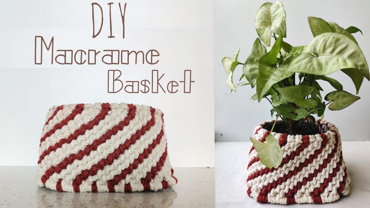 DIY Macrame Basket | Fruit Basket | Macrame Tutorial