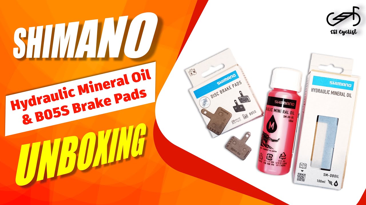 UNBOXING Shimano B05S Brake Pads + Hydraulic Mineral Oil