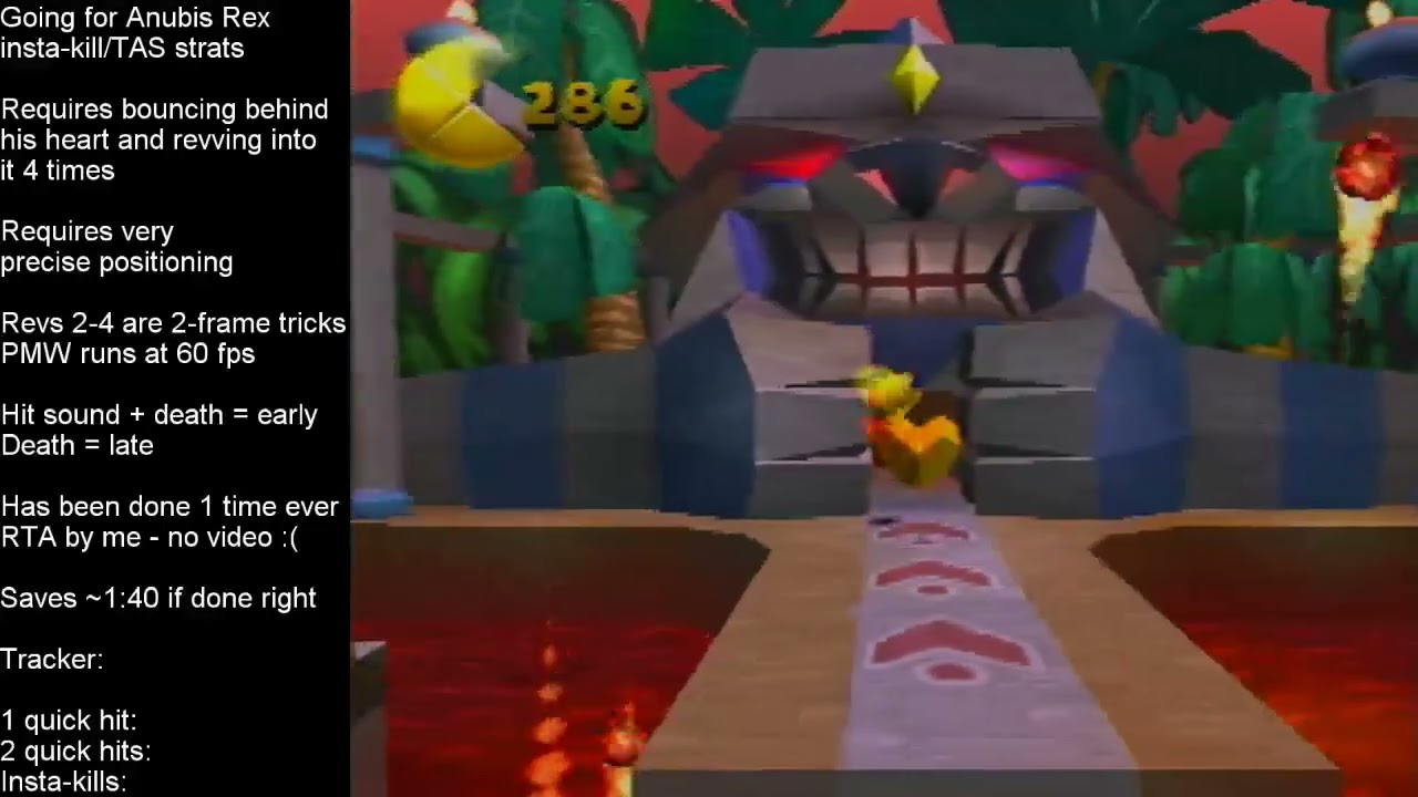 Pac-Man World - Anubis Rex Insta-Kill (Console)