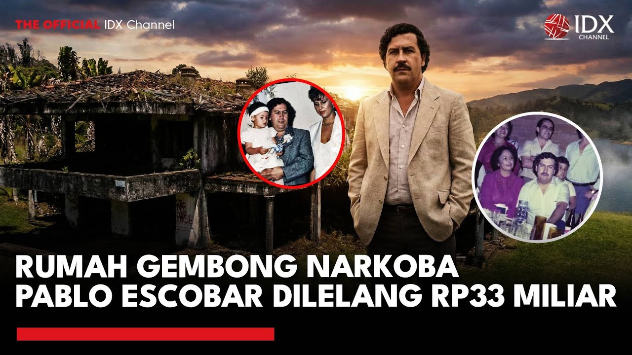 Rumah Gembong Narkoba Pablo Escobar Dilelang Rp33 Miliar | IDXC UPDATE