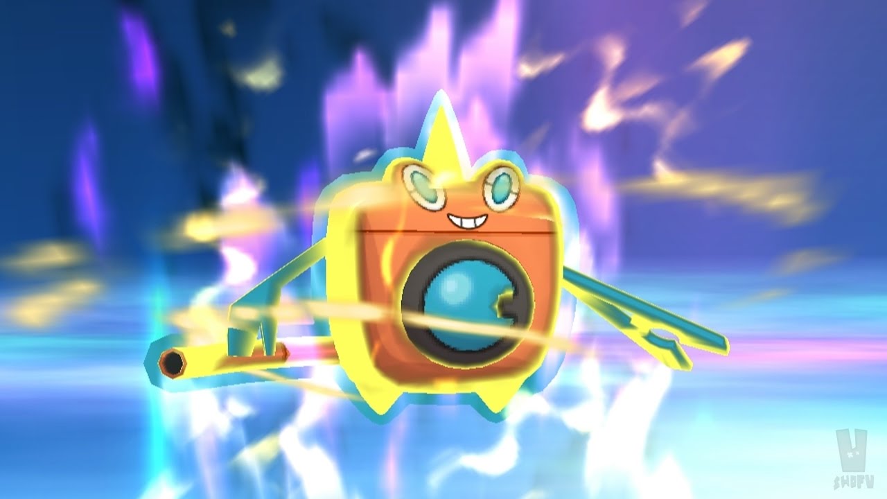 Pokemon Sun and Moon Wi-Fi Battle: Rotom Isn't Washed Up! (1080p)