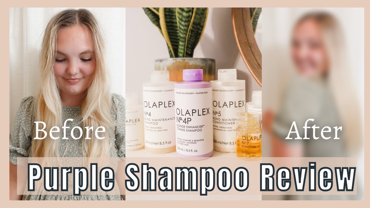 OLAPLEX BLONDE ENHANCER REVIEW | My Full Hair Care Routine | Olaplex 4p Review