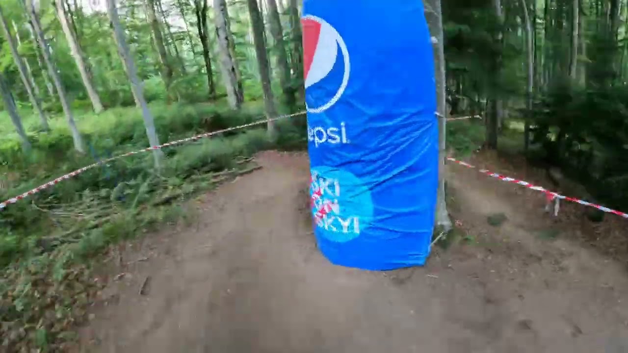 National Downhill Cup #2 Sinaia (Final run without front brake and rebound)