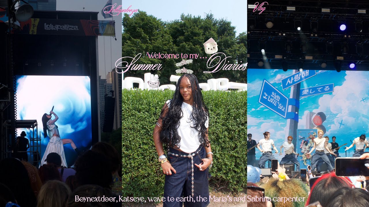 Lollapalooza vlog ★ | traveling to Chicago,  boynextdoor, katseye, wave to earth and more 