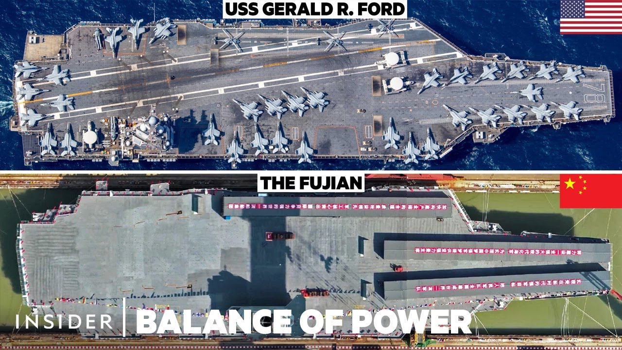 USA vs China Aircraft Carriers | Balance Of Power | Insider