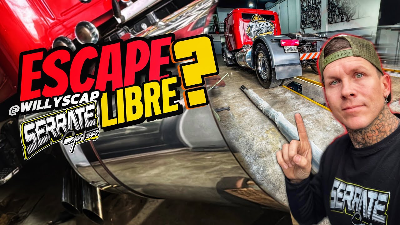 Hacemos el escape completo con 4 salidas