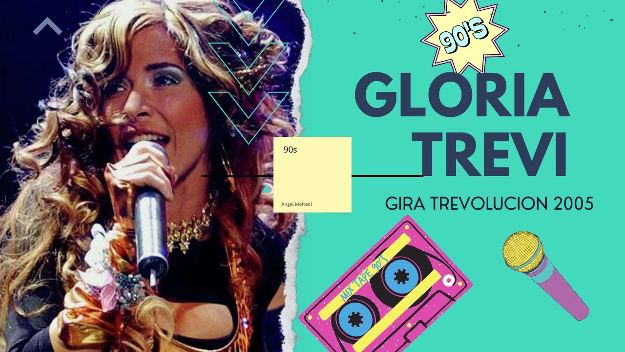 Recordemos juntos la Gira #TREVOLUCION con #GloriaTrevi 2005