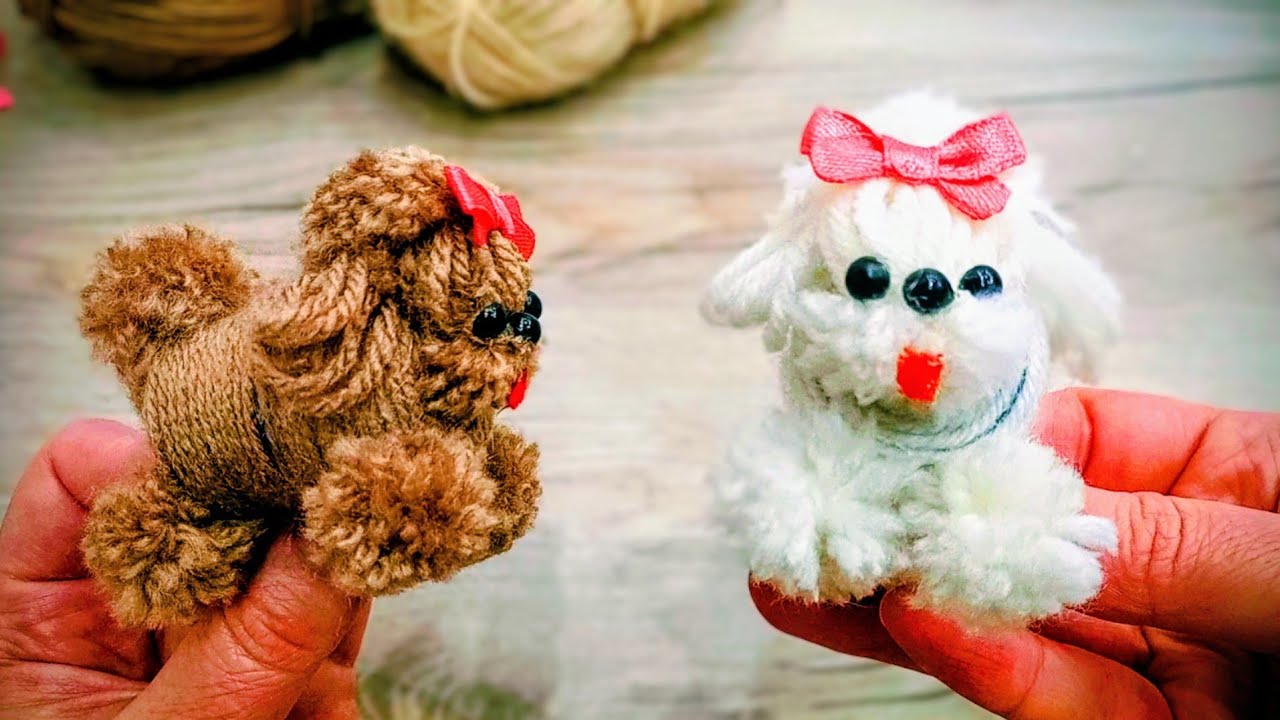 GENIUS IDEA#cute dogs made from plastik bottle caps#diy