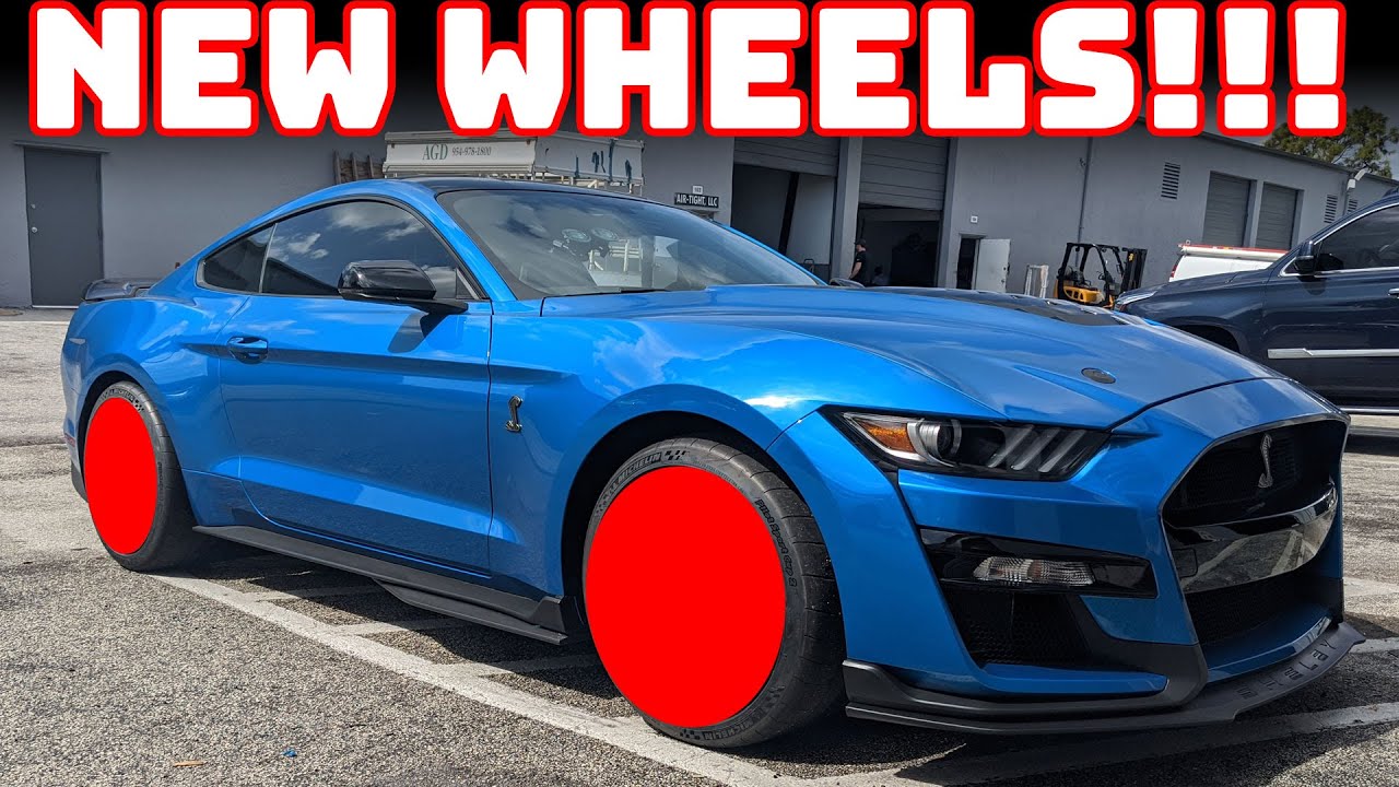 NEW WHEELS for our 2020 Shelby GT500!!!