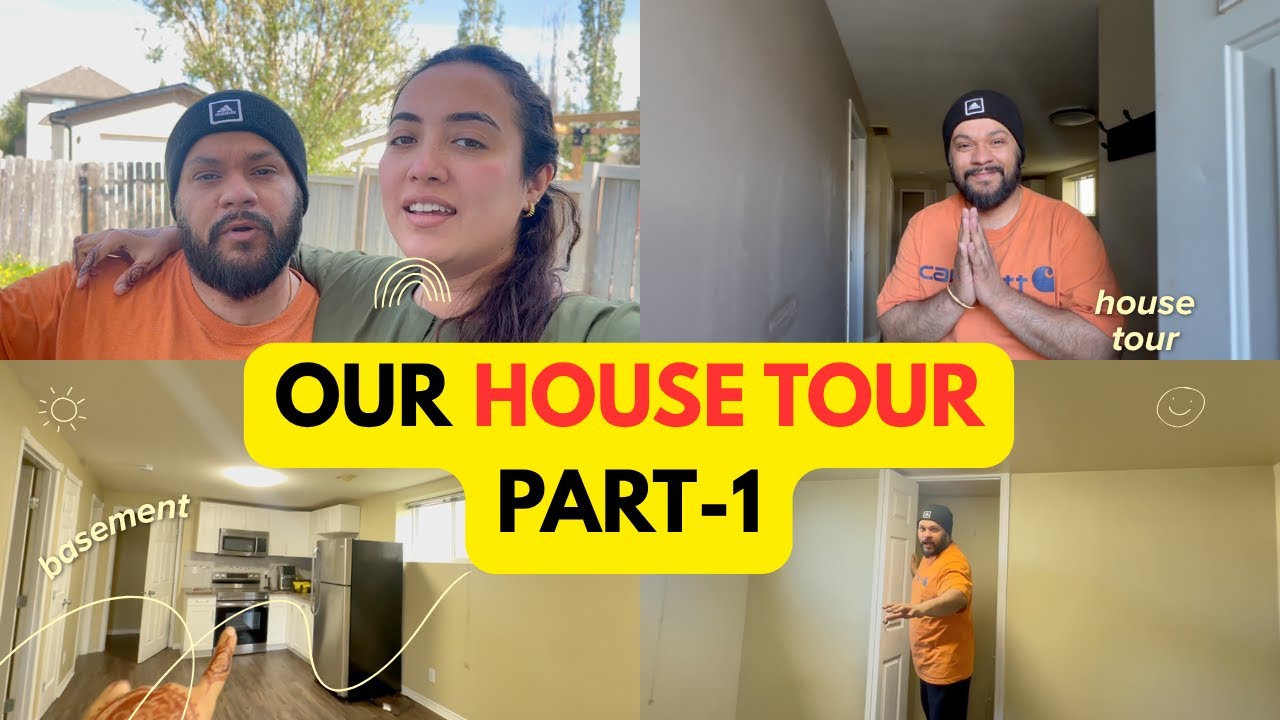 Our Basement Tour in Canada! 🏠 | House Tour Part-1 | Canada Vlog