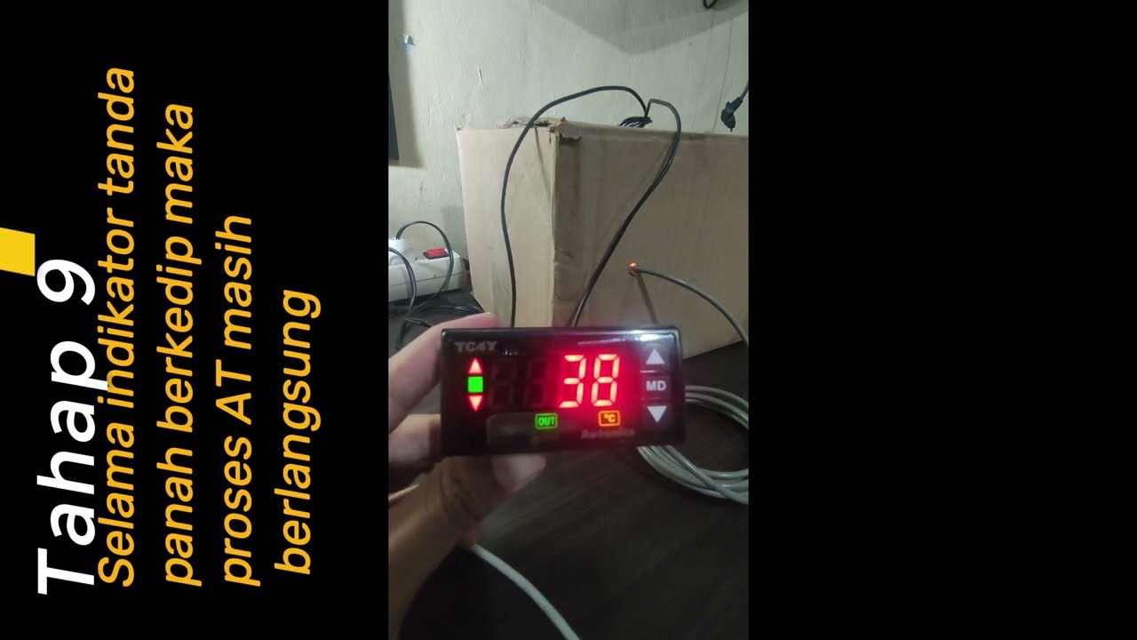 Setting control PID dengan auto tuning pada modul TC4Y-14R Autonics. (PEL_AU-2)