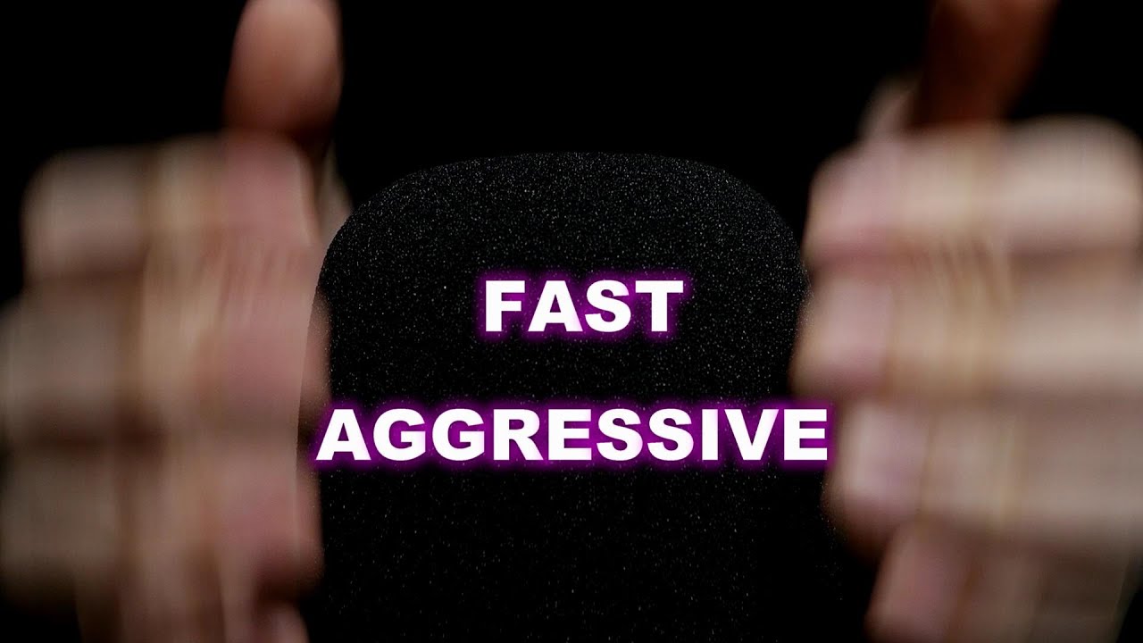 ASMR FAST AGGRESSIVE Mic Scratching 6HOUR | No Talking for sleep, study, relax