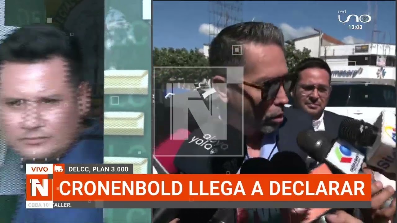 Mario Cronenbold se presenta a declarar, en calidad de testigo, ante la Delcc en una investigación d