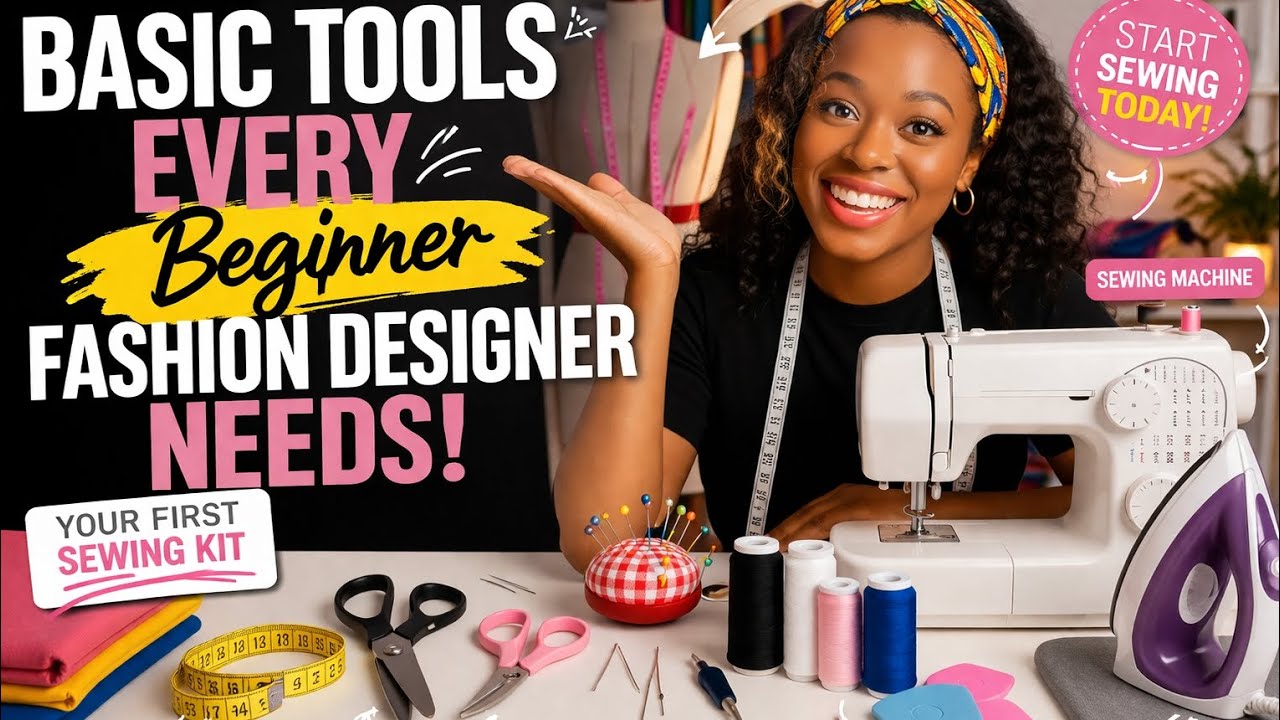 Beginner Sewing Tools You MUST Have / Fashion Designer Starter Kit
