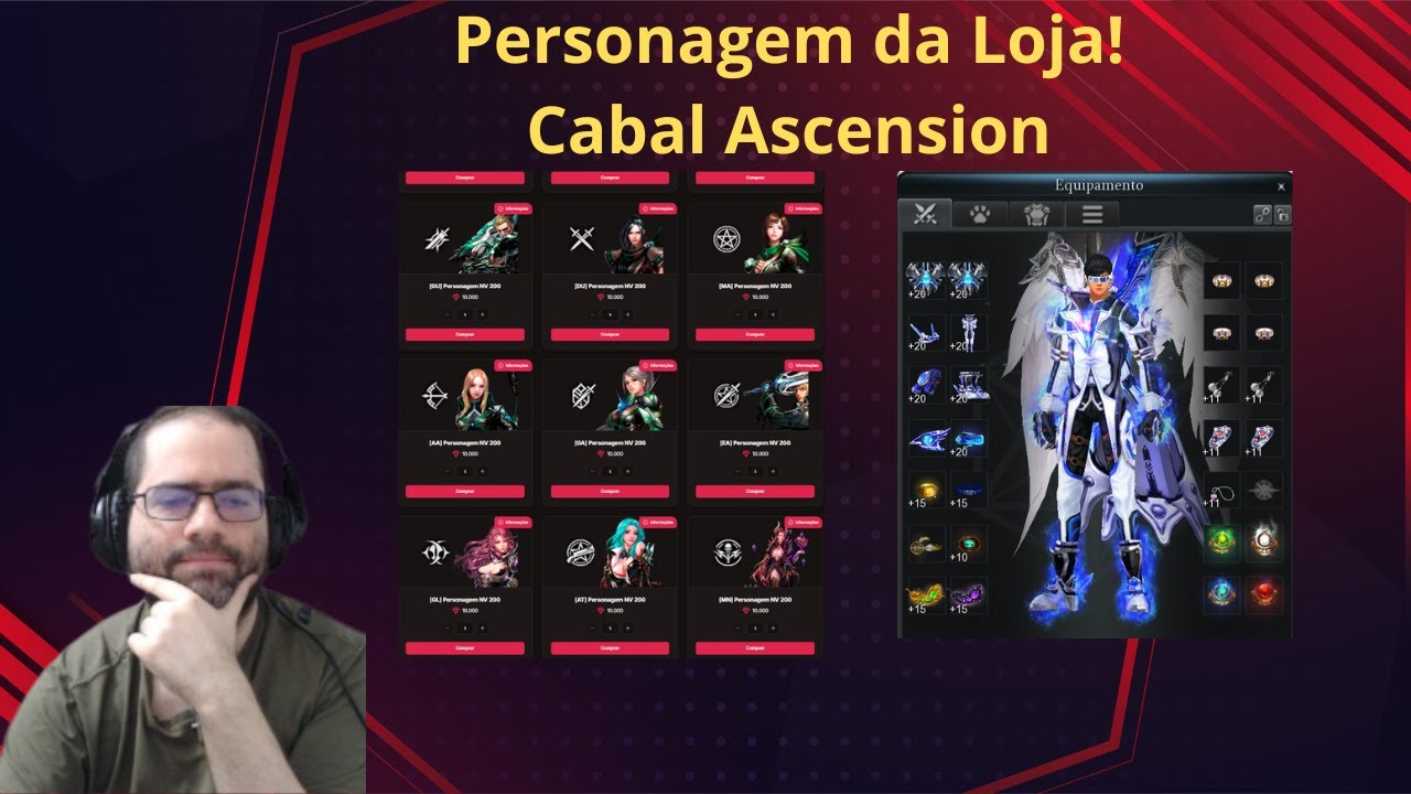 Personagem da Loja Cash no Ascension + Dicas.