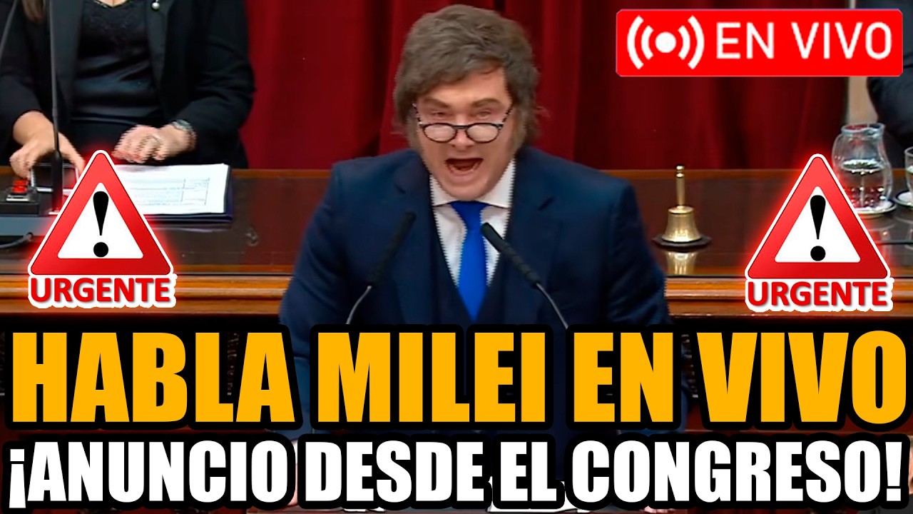 🔴MILEI EN VIVO ANUNCIO HISTORICO EN EL CONGRESO ¡IRÁN, TRUMP, VENEZUELA! | TN EN VIVO | FRAN FIJAP