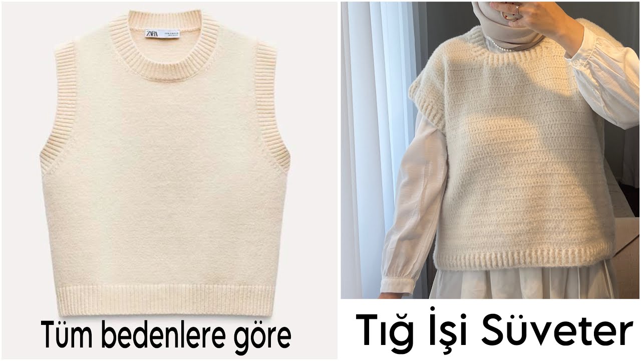 Z*RA Süveter / Tığ İşi Süveter / Part 1