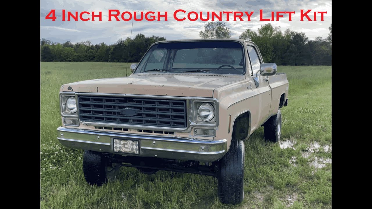 1978 Chevy K10 4 Inch Rough Country Lift