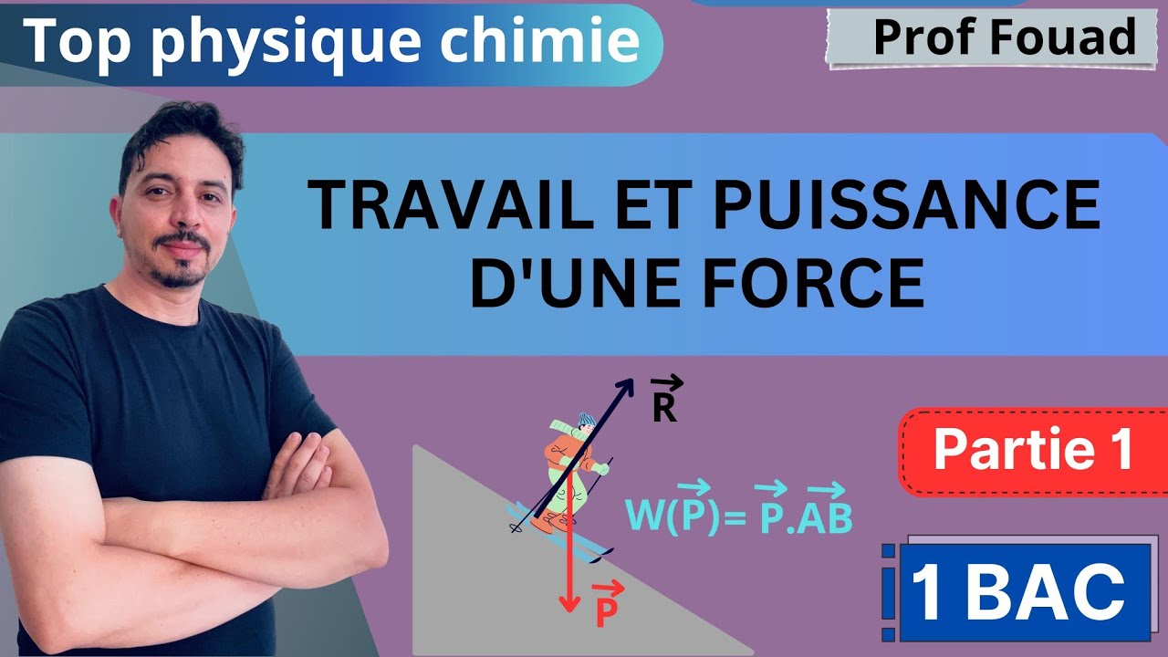 travail et puissance d'une force 1 bac partie 1