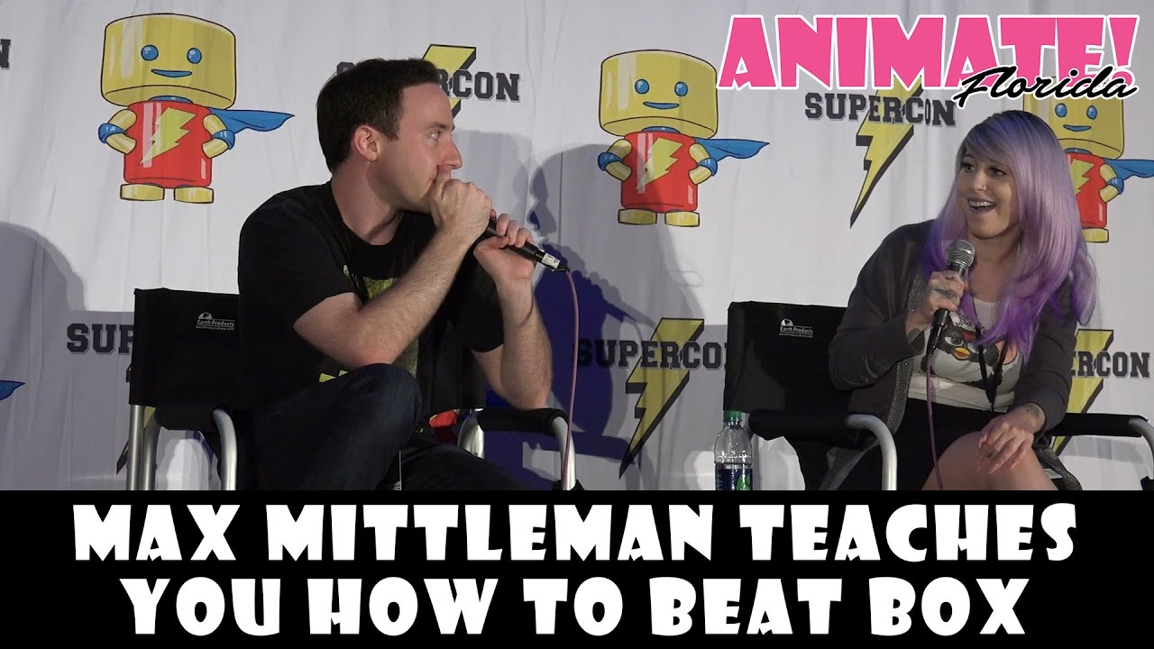 Max Mittleman Voice of One Punch Man Teaches Beatboxing at Animate Florida 2016