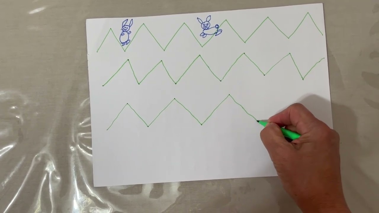 Tracer des zigzags - graphisme