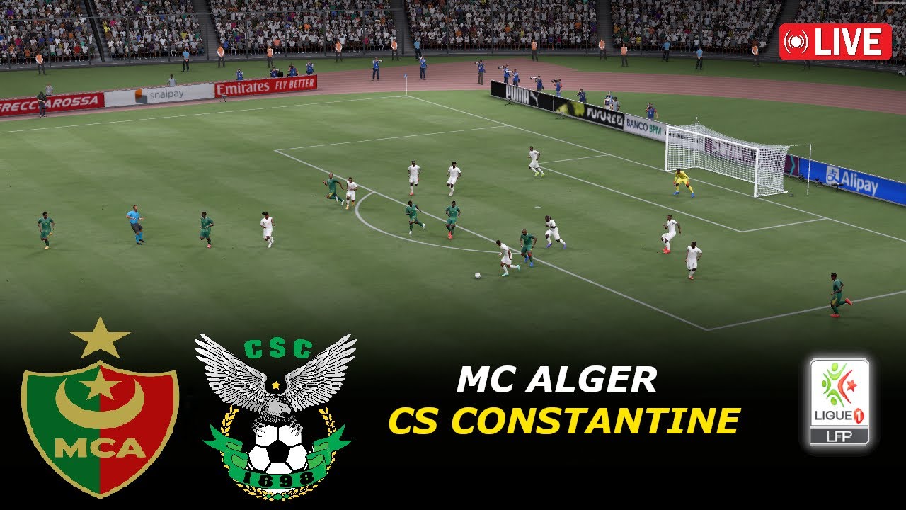 🔴MC Alger vs CS Constantine | Algerian Ligue Professionnelle 2025/26 | eFootball PES21 Simulation