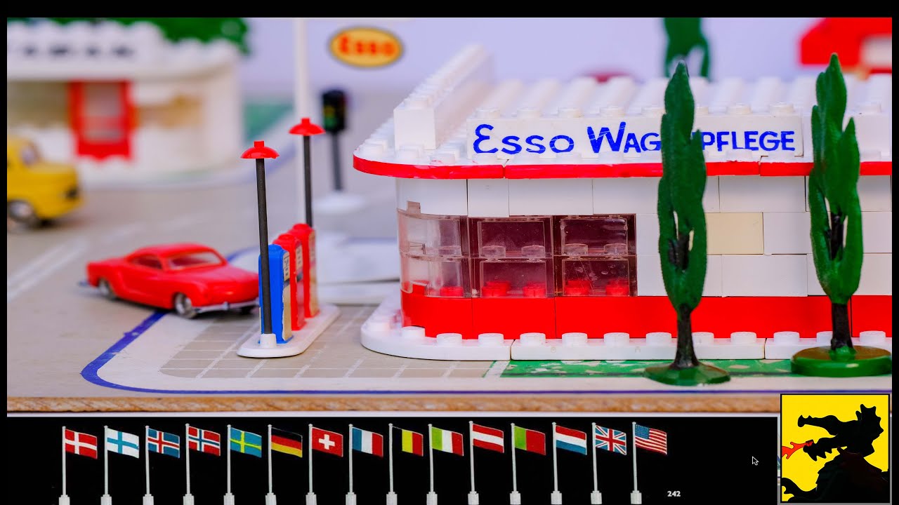 Наборы LEGO TOWN PLAN. Три плана города 1955–1966 годов.